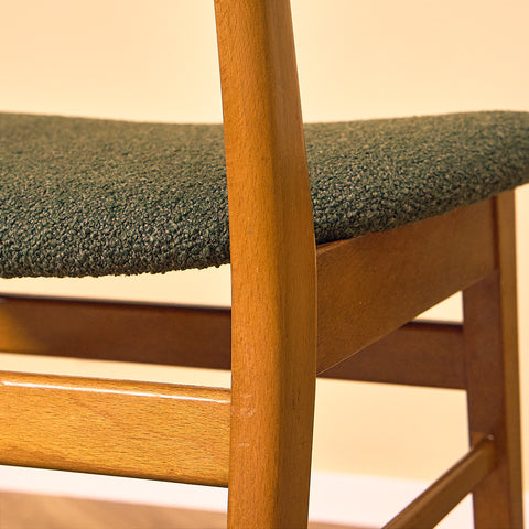 Dining chairs in teak & beech by Farstrup, model 210