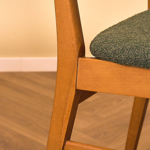 Dining chairs in teak & beech by Farstrup, model 210