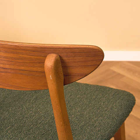 Dining chairs in teak & beech by Farstrup, model 210