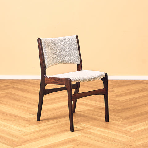Danish dining chairs in Santos rosewood by Erik Buch for Anderstrup Møbelfabrik, model 89