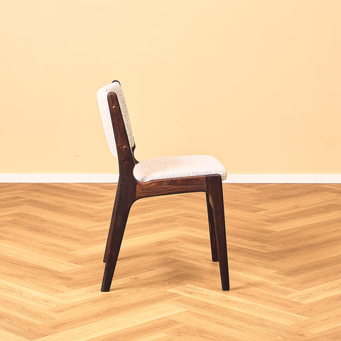 Danish dining chairs in Santos rosewood by Erik Buch for Anderstrup Møbelfabrik, model 89