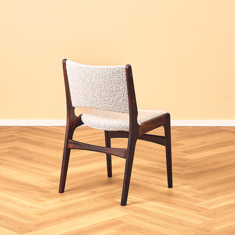 Danish dining chairs in Santos rosewood by Erik Buch for Anderstrup Møbelfabrik, model 89