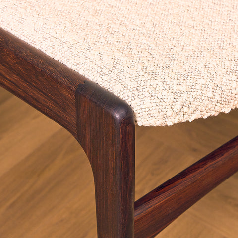 Danish dining chairs in Santos rosewood by Erik Buch for Anderstrup Møbelfabrik, model 89