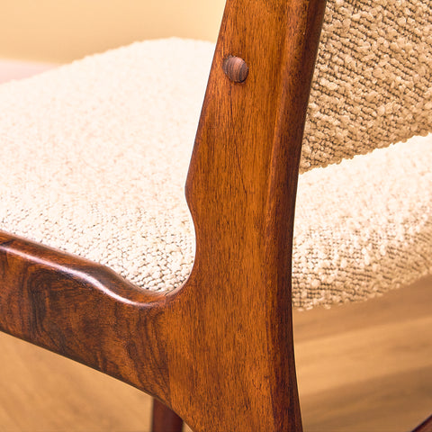 Danish dining chairs in Santos rosewood by Erik Buch for Anderstrup Møbelfabrik, model 89