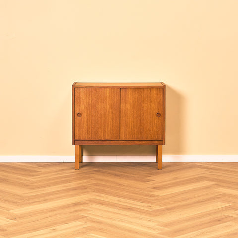 Teak Cabinet with Sliding Doors