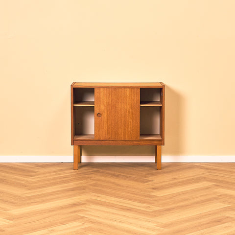 Teak Cabinet with Sliding Doors