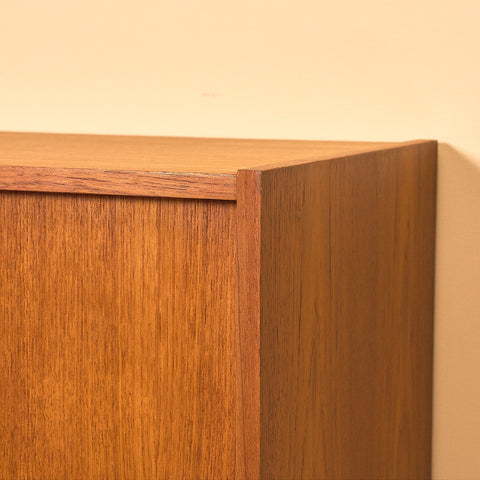 Teak Cabinet with Sliding Doors