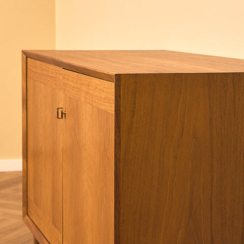 Walnut Cabinet with Drawers