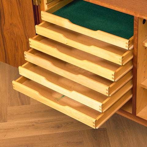 Danish Teak Sideboard with Pull-out Trays