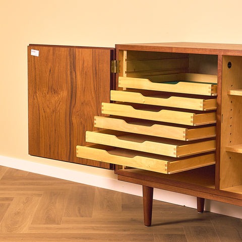 Danish Teak Sideboard with Pull-out Trays