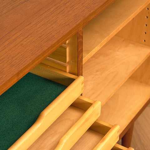Danish Teak Sideboard with Pull-out Trays