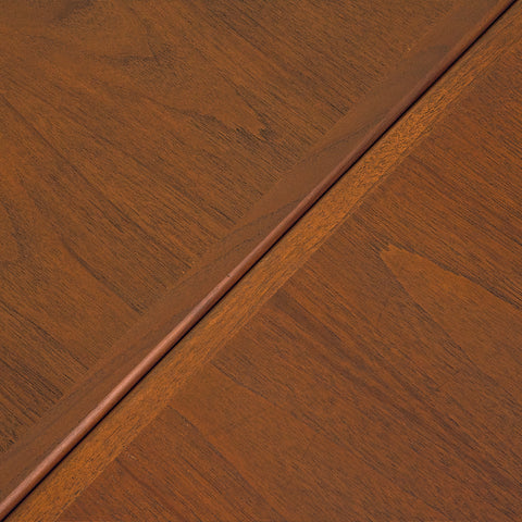 Danish dining table in teak and walnut