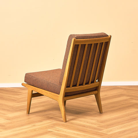 Swedish armchair in oak by Karl Erik Ekselius