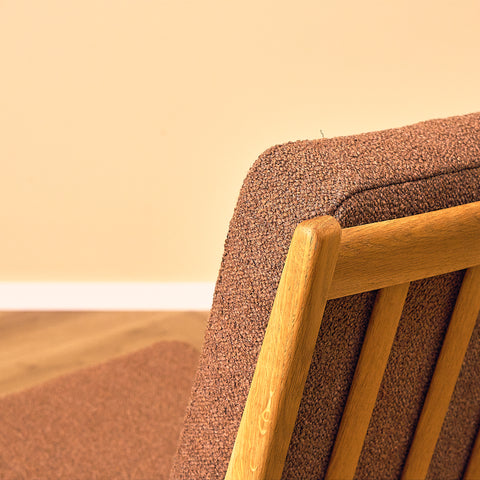 Swedish armchair in oak by Karl Erik Ekselius