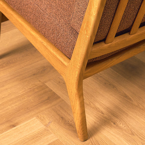 Swedish armchair in oak by Karl Erik Ekselius