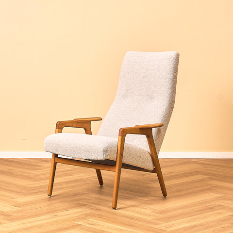 Swedish armchairs in oak model 'Ruster' by Yngve Ekström for Swedese