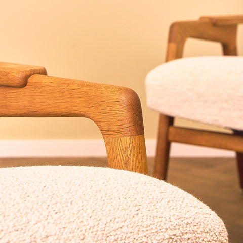 Swedish armchairs in oak model 'Ruster' by Yngve Ekström for Swedese