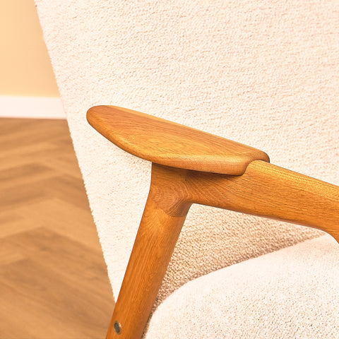 Swedish armchairs in oak model 'Ruster' by Yngve Ekström for Swedese
