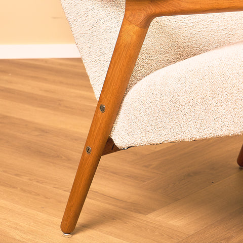 Swedish armchairs in oak model 'Ruster' by Yngve Ekström for Swedese