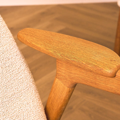 Swedish armchairs in oak model 'Ruster' by Yngve Ekström for Swedese