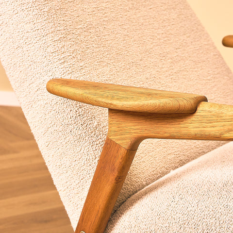 Swedish armchairs in oak model 'Ruster' by Yngve Ekström for Swedese