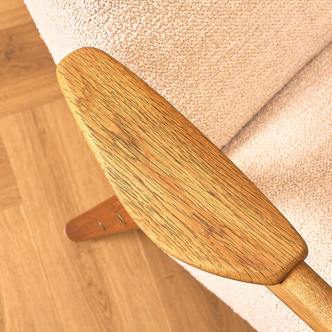Swedish armchairs in oak model 'Ruster' by Yngve Ekström for Swedese
