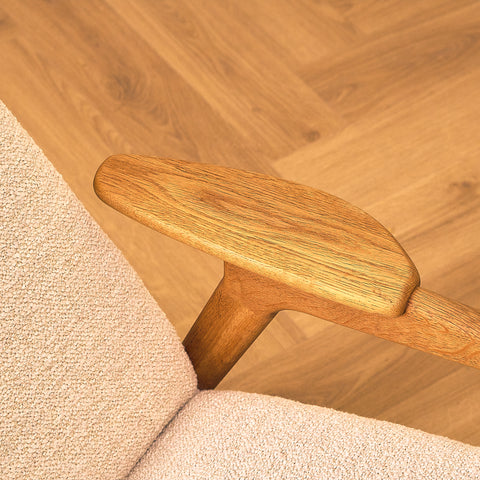 Swedish armchairs in oak model 'Ruster' by Yngve Ekström for Swedese