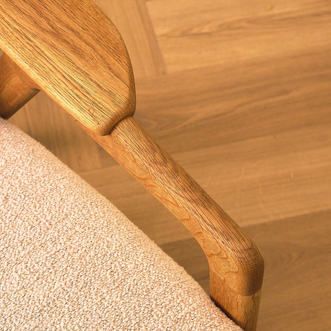 Swedish armchairs in oak model 'Ruster' by Yngve Ekström for Swedese
