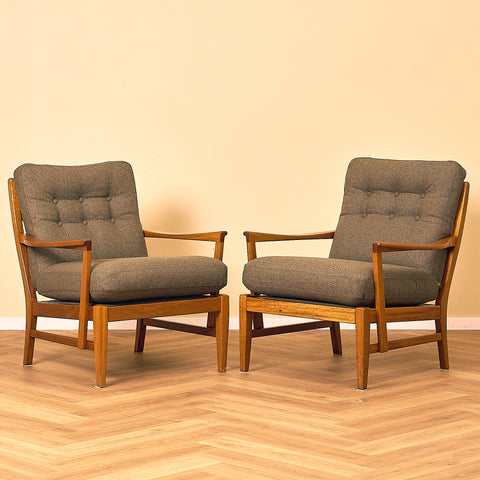 Swedish armchairs in mahogany
