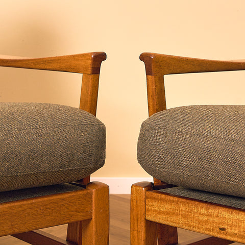Swedish armchairs in mahogany