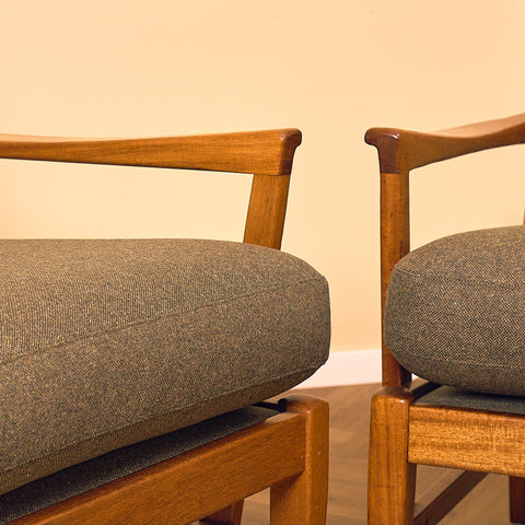 Swedish armchairs in mahogany