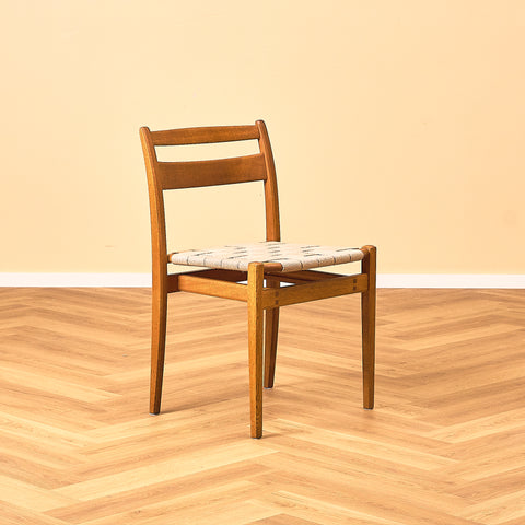 Swedish dining chairs in oak, model 'Kaj' by Vidar Malmsten