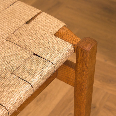 Swedish dining chairs in oak, model 'Kaj' by Vidar Malmsten