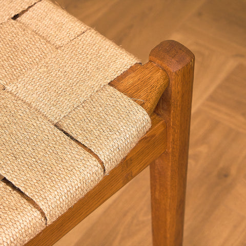 Swedish dining chairs in oak, model 'Kaj' by Vidar Malmsten