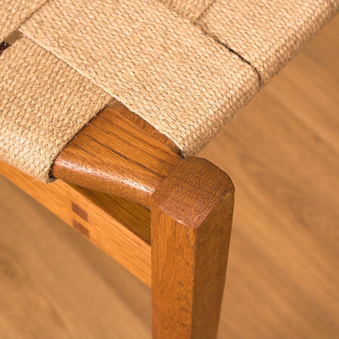Swedish dining chairs in oak, model 'Kaj' by Vidar Malmsten
