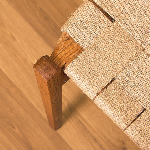 Swedish dining chairs in oak, model 'Kaj' by Vidar Malmsten