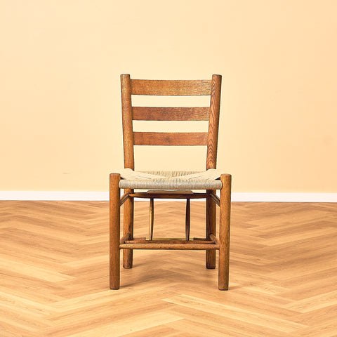 Danish dining chairs in solid oak by Viggo Hardie-Fischer for Sorø Stolefabrik