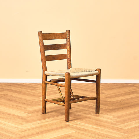 Danish dining chairs in solid oak by Viggo Hardie-Fischer for Sorø Stolefabrik