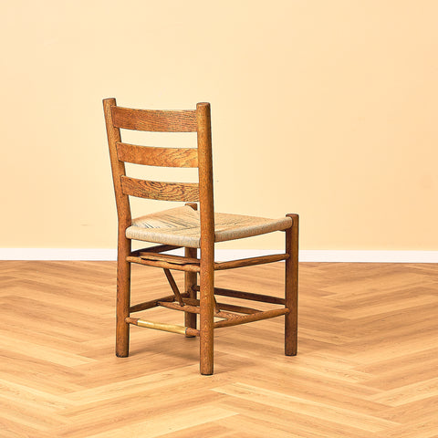 Danish dining chairs in solid oak by Viggo Hardie-Fischer for Sorø Stolefabrik