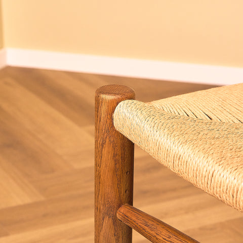 Danish dining chairs in solid oak by Viggo Hardie-Fischer for Sorø Stolefabrik