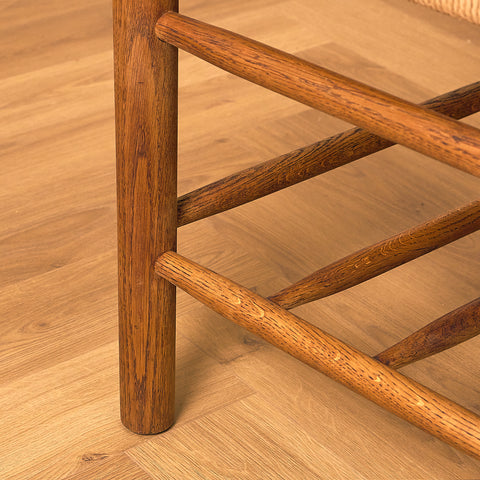 Danish dining chairs in solid oak by Viggo Hardie-Fischer for Sorø Stolefabrik