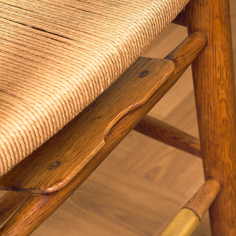 Danish dining chairs in solid oak by Viggo Hardie-Fischer for Sorø Stolefabrik