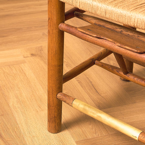 Danish dining chairs in solid oak by Viggo Hardie-Fischer for Sorø Stolefabrik