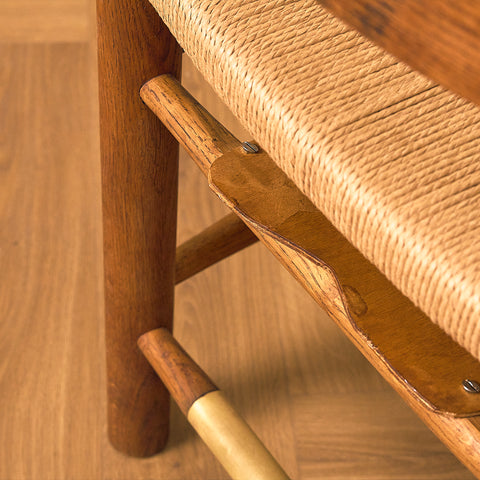 Danish dining chairs in solid oak by Viggo Hardie-Fischer for Sorø Stolefabrik