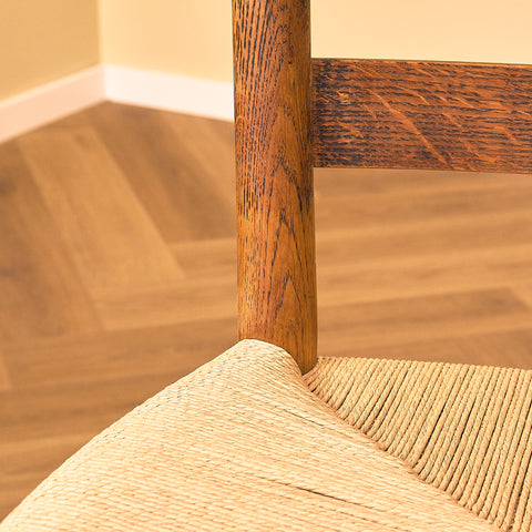 Danish dining chairs in solid oak by Viggo Hardie-Fischer for Sorø Stolefabrik