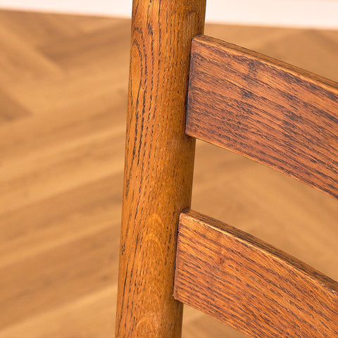 Danish dining chairs in solid oak by Viggo Hardie-Fischer for Sorø Stolefabrik