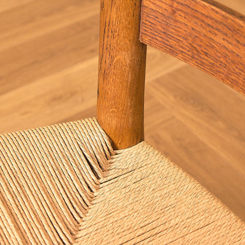 Danish dining chairs in solid oak by Viggo Hardie-Fischer for Sorø Stolefabrik