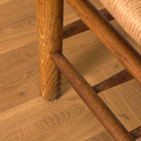 Danish dining chairs in solid oak by Viggo Hardie-Fischer for Sorø Stolefabrik
