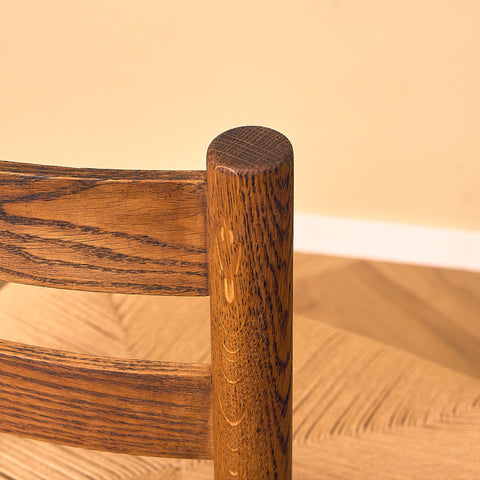 Danish dining chairs in solid oak by Viggo Hardie-Fischer for Sorø Stolefabrik