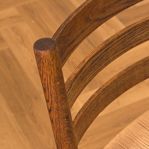 Danish dining chairs in solid oak by Viggo Hardie-Fischer for Sorø Stolefabrik